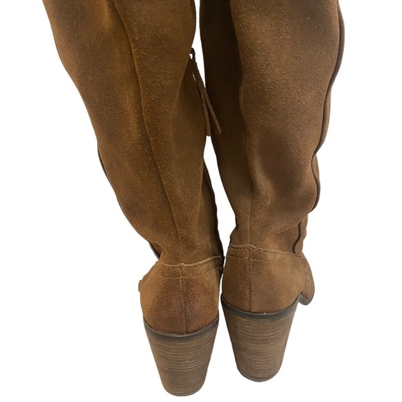 Dolce Vita Ohanna Over The Knee Boots in Brown Suede Size 6.5 - Picture 6 of 12